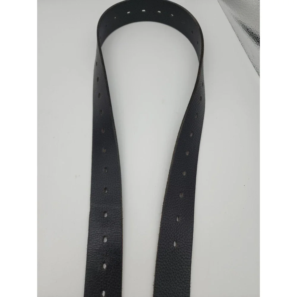 Dickies Black Pebbled Leather Belt Sz 38